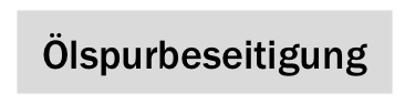 Ölspurbeseitigung